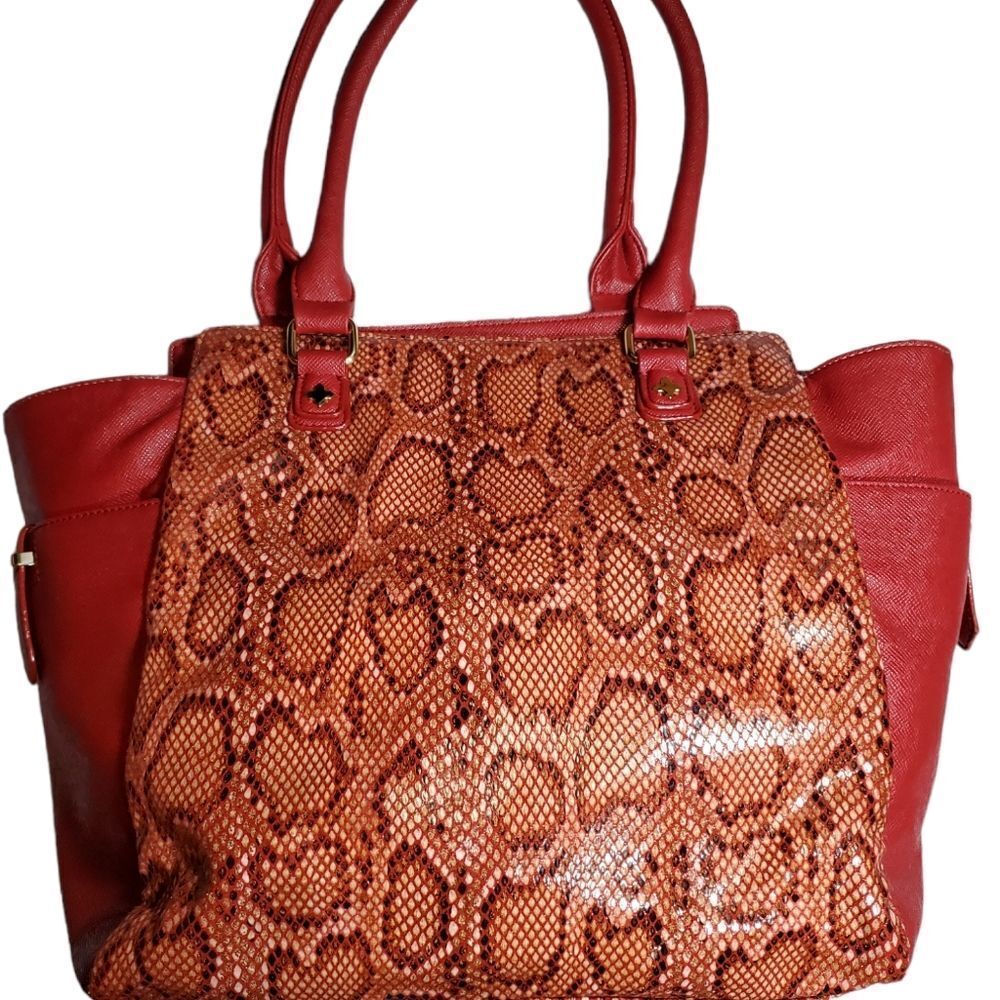 Antonio Melani big snakeskin tote